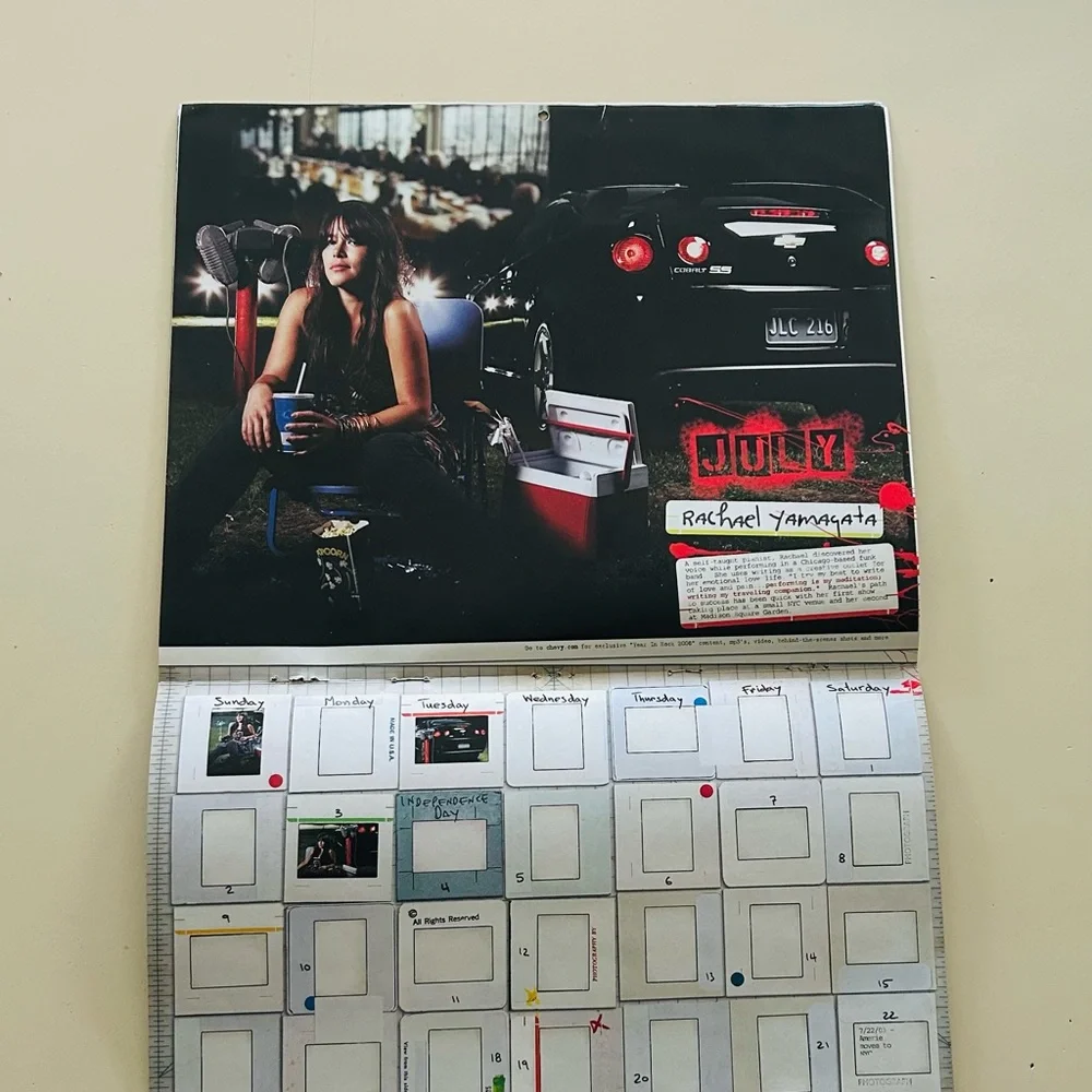 CHEVY / Year In Rock 2006 Calendar